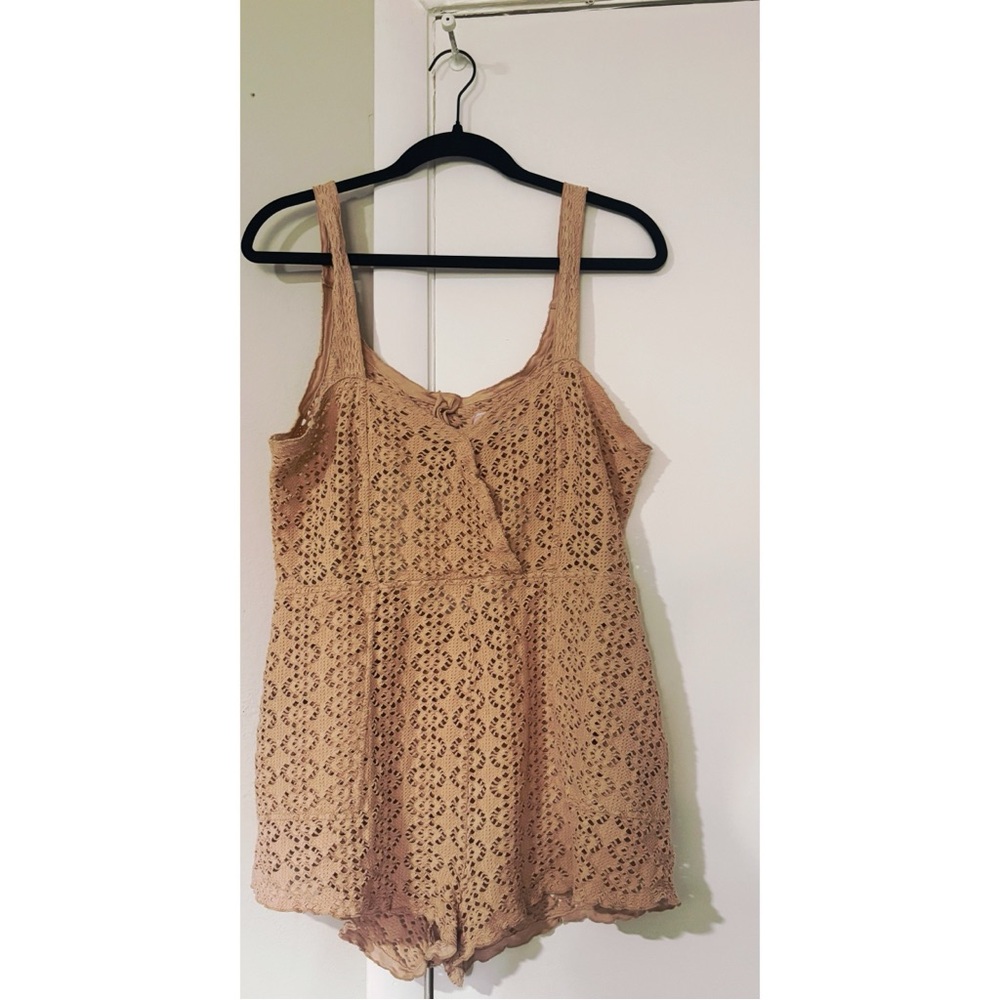 FP Beach crochet romper